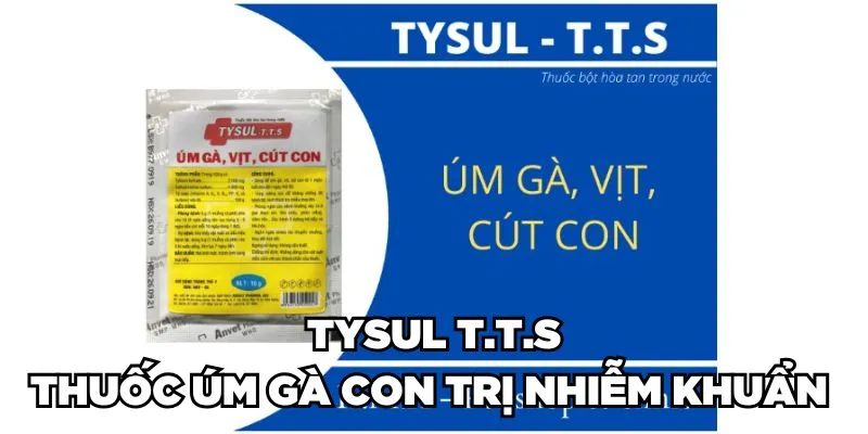 Tysul T.T.S - Thuốc úm gà con trị nhiễm khuẩn